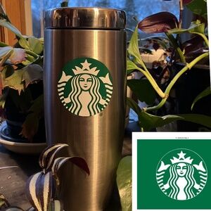 2020 STARBUCKS TRAVEL TUMBLR WITH LID, STAINLESS STEEL, 15 oz, SIREN LOGO